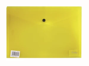 CROXLEY Envelope with Button - A4 (Yellow) (Pack of 12)-DOC20108N