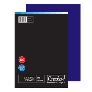 CROXLEY Frosted Sheet (Blue) (Pack of 100)-FRS154404