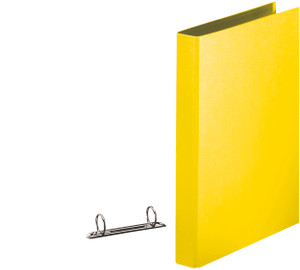 ESSELTE A4 Polypropylene 2 Ring Binder - 25mm (Yellow)-RGB14408