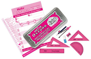 HELIX OXFORD Math Set 10Piece - Pink-H170593