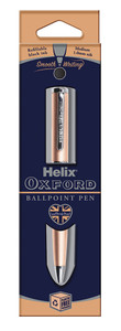 HELIX OXFORD Ballpen Medium Black Ink - Rose Gold-H209813