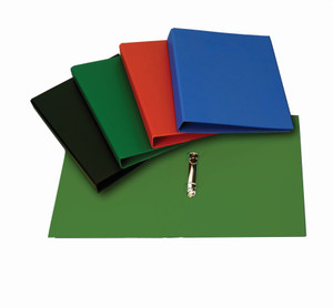 CROXLEY JD1220  A4 Polypropylene 25mm 2 Round Ring Binder Blue-RGB122004