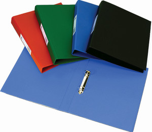 CROXLEY JD1330  A4 P/P 25mm Ring Binder with Pocket Red-RGB133005