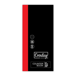 CROXLEY JD150 2-Quire 192 Page Ruled Feint & Margin 297x138mm Pack of 5-COU150