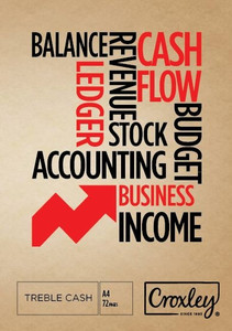 CROXLEY JD165 72 Page - Treble Cash Pack of 10-BKK165CTC