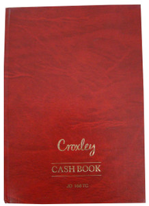 CROXLEY JD168 Account Book A4 Full Bound 288 Page Treble Cash Pack of 2-ACC168TC