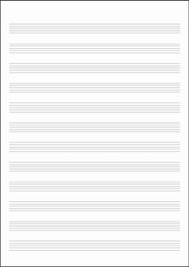 CROXLEY JD182  32 Page 12 Stave Music Book Wire Stitch Pack of 10-MUS182