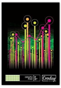 CROXLEY JD185 A4 36 Page Graph Book 2/10/20mm Pack of 20-GRB185