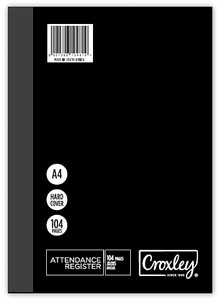 CROXLEY JD285 Attendance Register 104 Folio / Quarter Bound A4 Pack of 5-ATR285