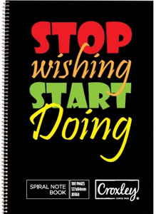 CROXLEY JD360 127x84mm 100 Page Side Bound Wire Bound Pack of 10-NTB360