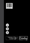 CROXLEY JD445 Account Book A4 Quarter Bound 192 Page Treble Cash Pack of 5-ACC445TC