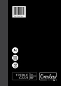 CROXLEY JD445 Account Book A4 Quarter Bound 192 Page Treble Cash Pack of 5-ACC445TC