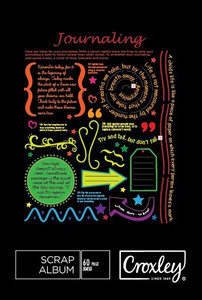 CROXLEY JD450 Scrap Album 350x240 60 Page Thick Blue Paper Pack of 10-ALB450