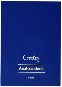 CROXLEY JD6016 Analysis Series 6 A4 144 Page 16 Column on 2 Page Cash Each-ANA6016