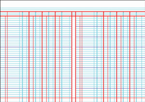 CROXLEY JD6071 Analysis Series 6 A4 144 Page 7 Column on 1 Page Cash Each-ANA6071