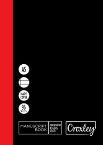 CROXLEY JD6245 A5 96 Page Feint & Margin Pack of 10-EXE6245