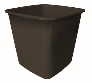 LION BRAND Plastic Bin 17l Black Each-WAS1202