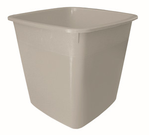 LION BRAND Plastic Bin 17l Grey Each-WAS1213