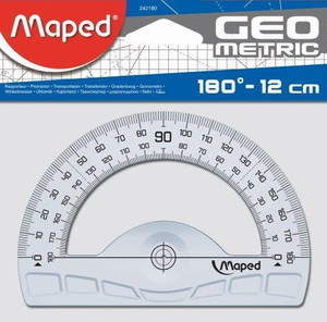 MAPED Protractor Geo - 12cm 180 Degree-242180 MAPED Protractor Geo - 12cm 180 Degree-242180