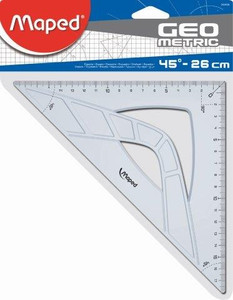 MAPED Set Square Geo - 26cm 45Degree-242426