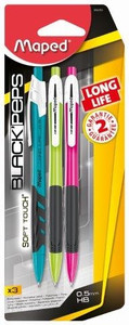 MAPED Clutch Pencil Long Life 0.5mm 3's-564053