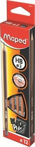 MAPED Graphite Triangular HB Pencil - Each-850021 MAPED Graphite Triangular HB Pencil - Each-850021