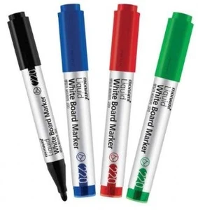 MONAMI Sigmaflo Whiteboard Markers Assorted 4's-723719