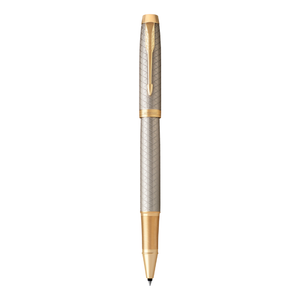 PARKER IM Premium Rollerball Pen - Warm Silver Gold Trim-NS1931686
