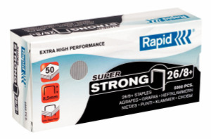 RAPID Staples 26/8 (Box of 5000) 50 Sheets-RAP24862200