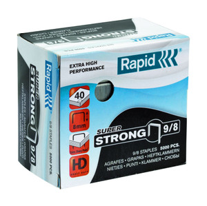 RAPID Staples 9/8 (Box of 5000) 10-40 sheets-RAP24871000 RAPID Staples 9/8 (Box of 5000) 10-40 sheets-RAP24871000