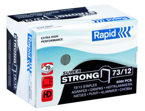 RAPID Superstrong Staples 73/12 - (Box-5000)-RAP24890800 RAPID Superstrong Staples 73/12 - (Box-5000)-RAP24890800