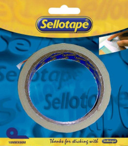 SELLOTAPE Clear Best Buy 18mmx66m Carded-TPV8205