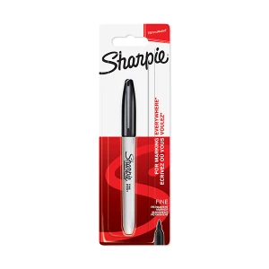 SHARPIE Fine Permanent Marker: Black Card 1's-NS1985857
