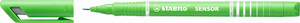 STABILO SENSOR Fineliner Light Green Each-189-43