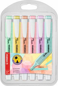 STABILO Swing Cool Pastel 6's-275-6-08