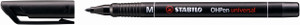 STABILO OHPen Permanent Medium Black Each-843-46
