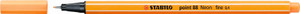 STABILO Point 88 Fineliner Neon Orange Each-88-054