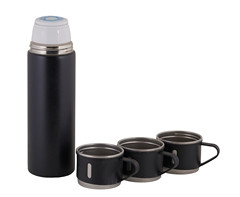 Vacuum Flask & Mini Mug Set - GSR - P2735SetB