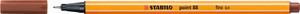 STABILO Point 88 Fineliner Sanguine Each-88-38