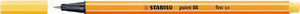 STABILO Point 88 Fineliner Yellow Each-88-44