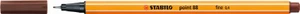STABILO Point 88 Fineliner Brown Each-88-45
