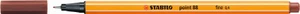 STABILO Point 88 Fineliner Sienna Each-88-75