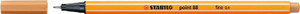 STABILO Point 88 Fineliner Dark Ochre Each-88-89
