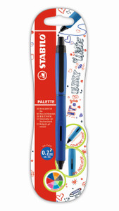 STABILO Palette Retractable Gel Pen Fine Blue Card Blue Ink-BM-16217 STABILO Palette Retractable Gel Pen Fine Blue Card Blue Ink-BM-16217