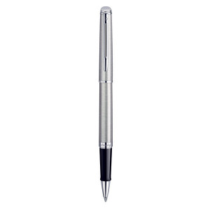 WATERMAN Hemisphere Rollerball Pen - Stainless Steel Chrome Trim-NS0920450