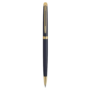 WATERMAN Hemisphere Ballpoint Pen - Matte Black Gold Trim-NS0920770