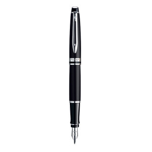 WATERMAN Expert  Fountain Pen - Matte Black Chrome Trim-NS0951860 WATERMAN Expert  Fountain Pen - Matte Black Chrome Trim-NS0951860