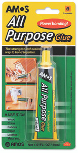 AMOS CLEAR GLUE ALL PURPOSE 30ml - APG30B1 AMOS CLEAR GLUE ALL PURPOSE 30ml - APG30B1