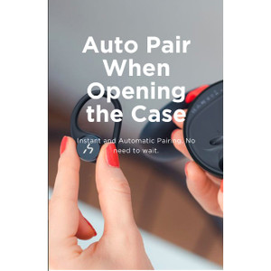 HAKII FIT - Truly Wireless Sport Bluetooth Earphones - Black & Red HAKII FIT - Truly Wireless Sport Bluetooth Earphones - Black & Red