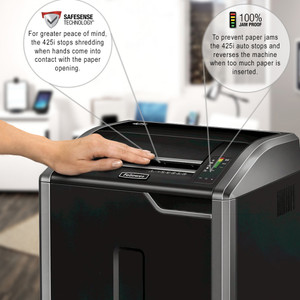 Fellowes Powershred® 425i Strip Cut Shredder